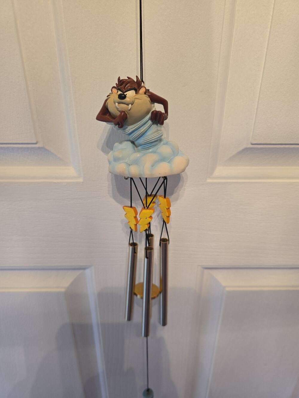 1998 WB Looney Tunes Taz Tazmanian Devil Wind Chime Warner Brothers